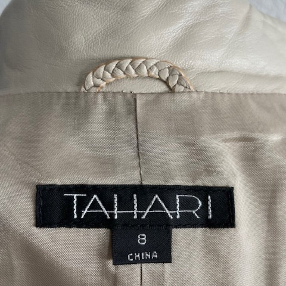 Vintage TAHARI Leather Jacket - Picture 4 of 8